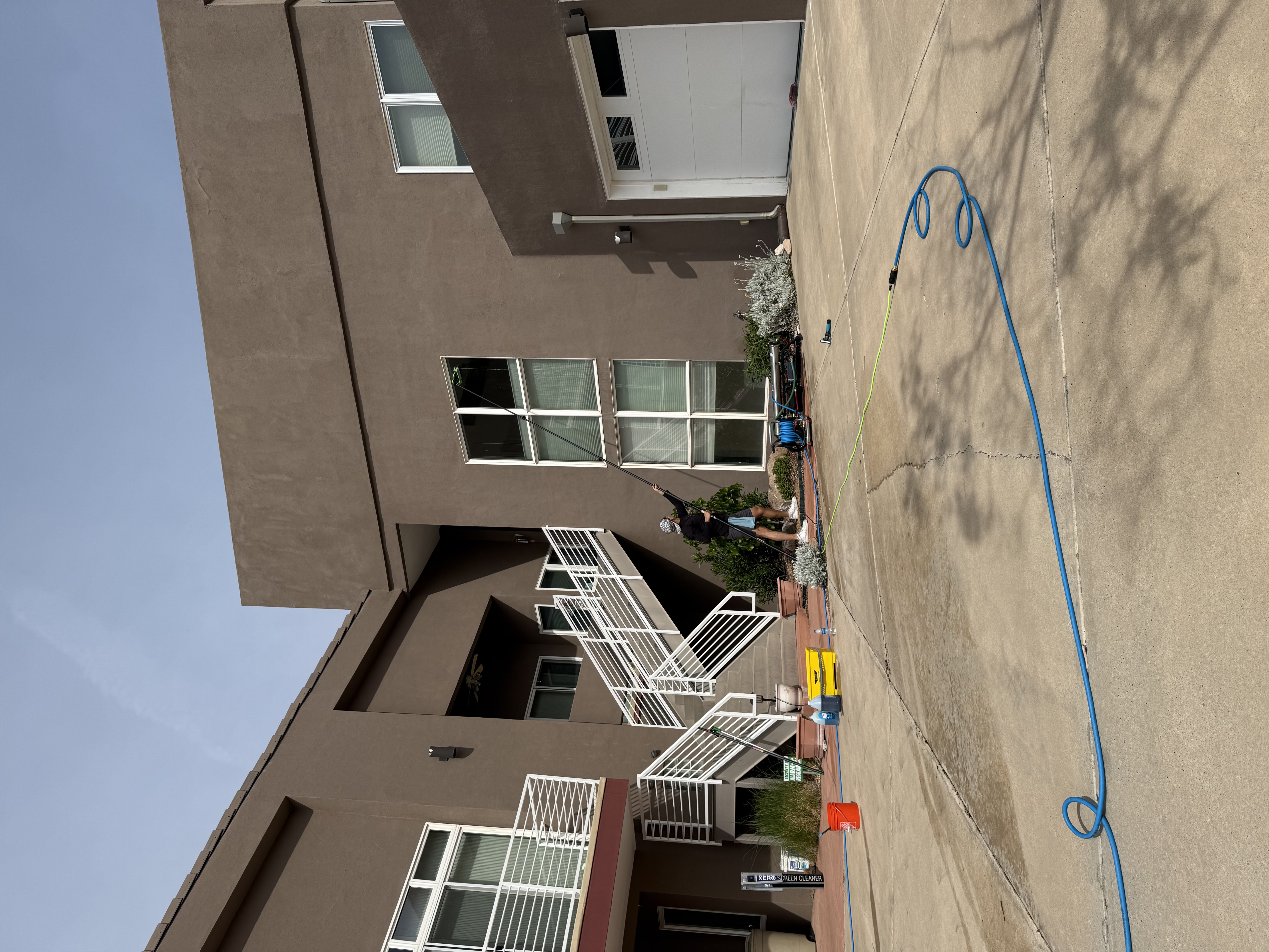 Pure water window cleaning